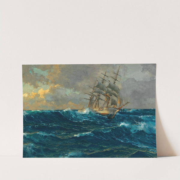 Dreimaster auf hoher See by Michael Zeno Diemer