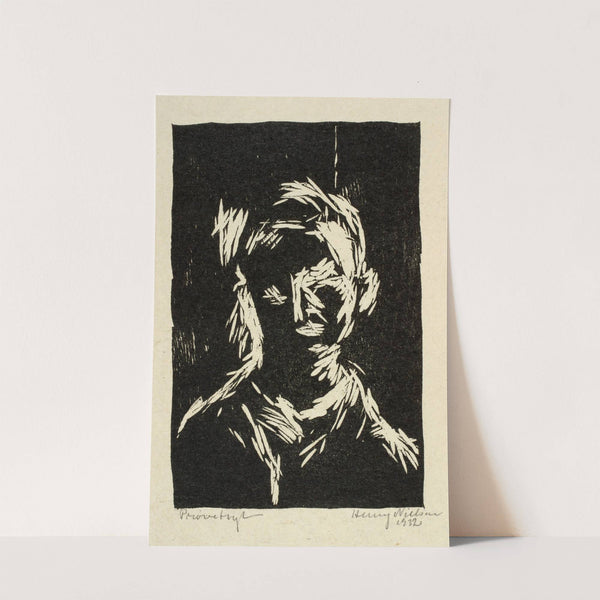 Drengeportræt by Henry Nielsen