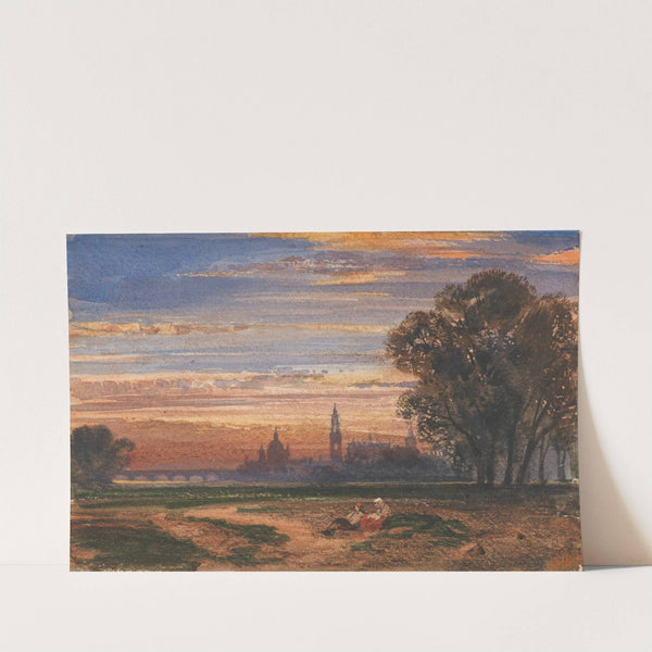 Dresden at sunset by William Wyld