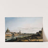 Dresden from the Right Bank of the Elbe, above the Augustus Bridge (c.1750) by Bernardo Bellotto