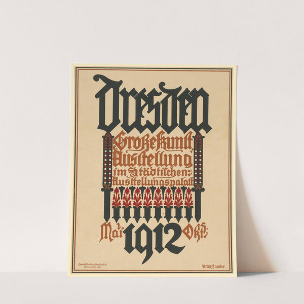 Dresden. Große Kunstausstellung im städtischen Ausstellungspalast (1911) by Artur Zander
