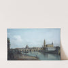 Dresden seen from the Right Bank of the Elbe, beneath the Augusts Bridge (1748) by Bernardo Bellotto
