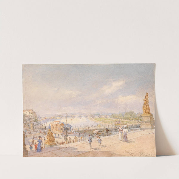 Dresden Stiege zur Brühlschen Terrasse (1906) by Franz Alt