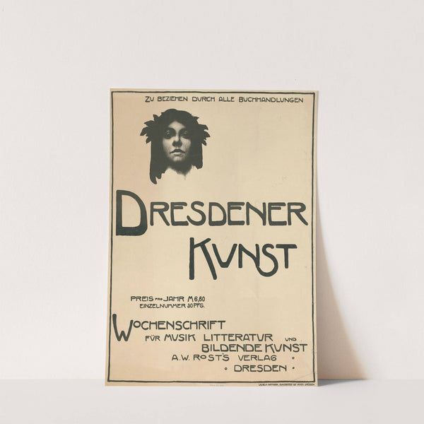 Dresdener Kunst Wochenschrift für Musik Litteratur und Bildende Kunst (1897) by Hans Unger