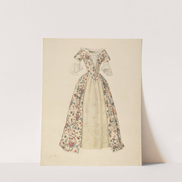 Dress with Quilted Petticoat by Jean Peszel