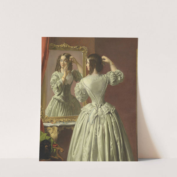 Dressed for a ball by Charles Robert Leslie