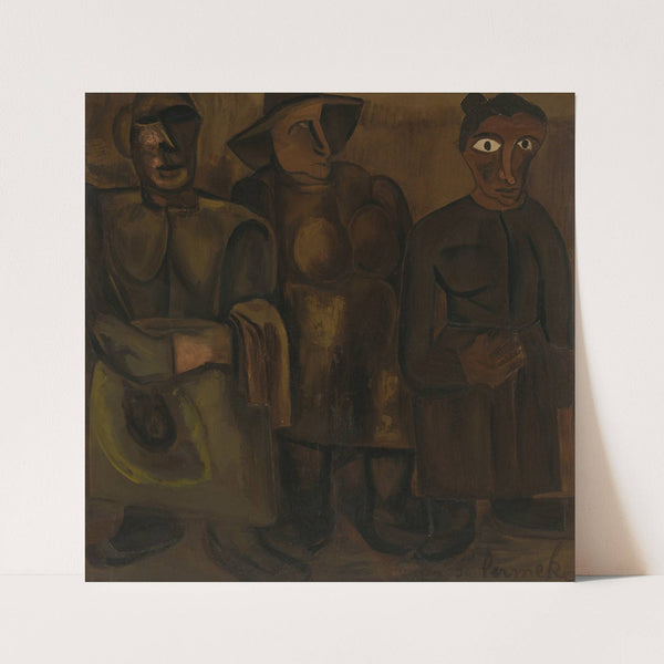 Drie boerinnen (1930) by Constant Permeke