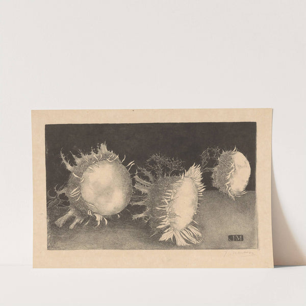 Drie distelbloemen (1915) by Jan Mankes