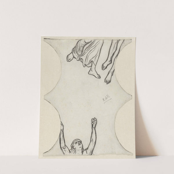 Drie figuren, gedeeltelijk weergegeven (1846 - 1912) by Lawrence Alma-Tadema