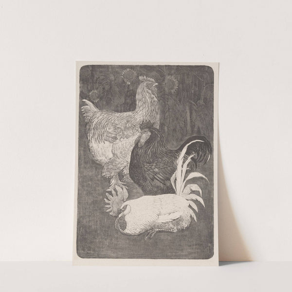 Drie hanen by Theo van Hoytema