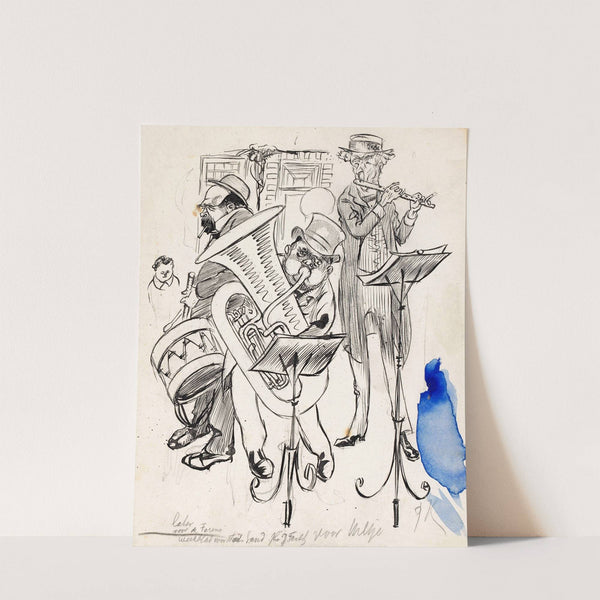 Drie muzikanten by Patricq Kroon