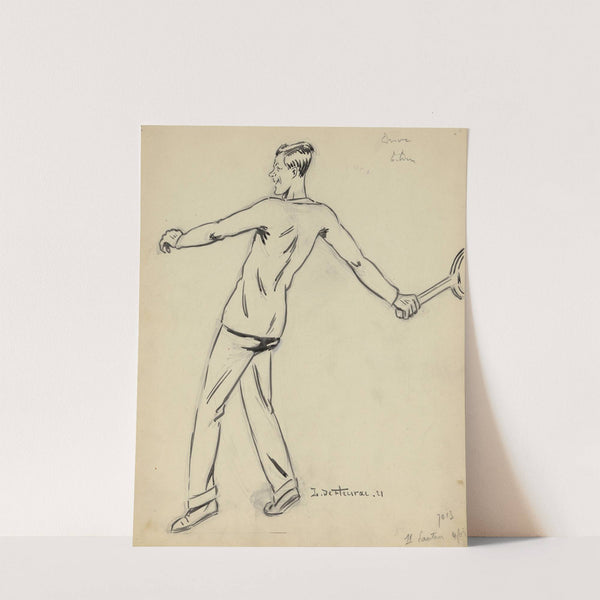 Drive (Bill) Tilden (1921) by Louis de Fleurac