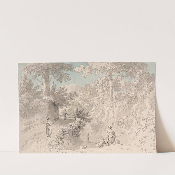 Driving sheep to market by Anthony Devis