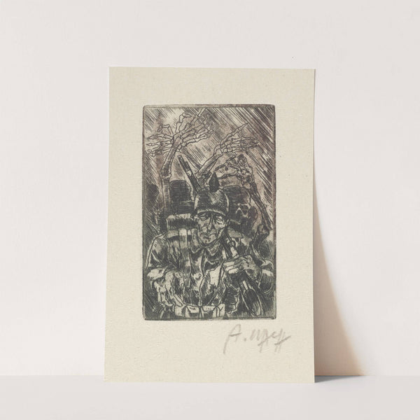 Drohung (1922) by Aloys Wach