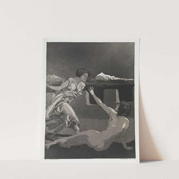 Drohung (Zelt, Opus XIV, 2. Teil, Nr. 31) (1915) by Max Klinger