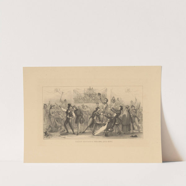 Dronken studenten (1832-1897) by Alexander Ver Huell