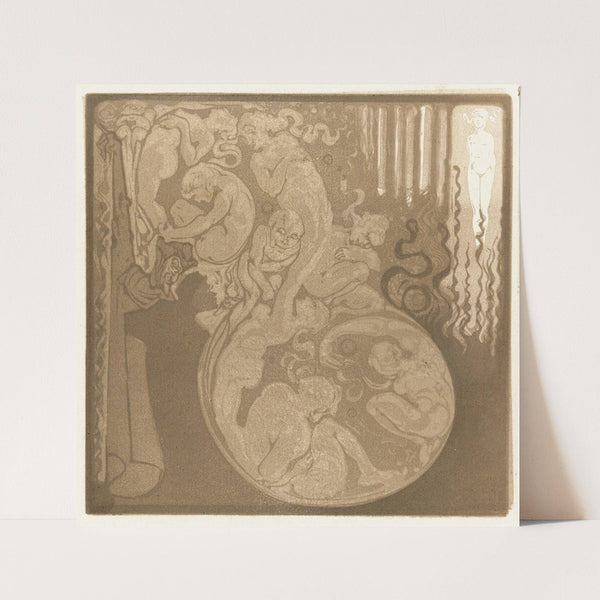 Droomachtig tafereel by Bernard Willem Wierink