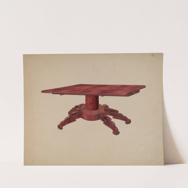 Drop-leaf Table by Edward A. Darby