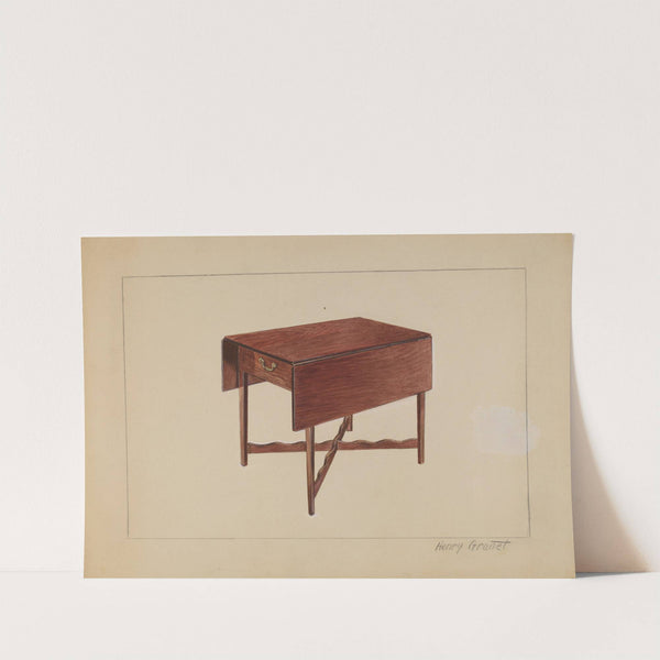 Drop-Leaf Table by Henry Granet