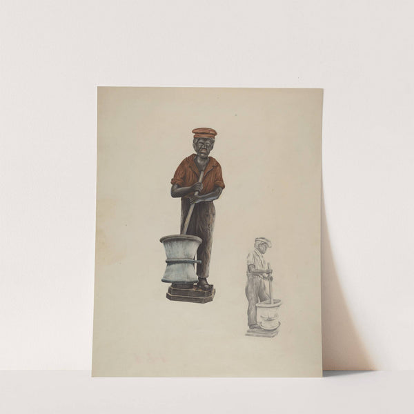 Drug Store Figure by Ray Price