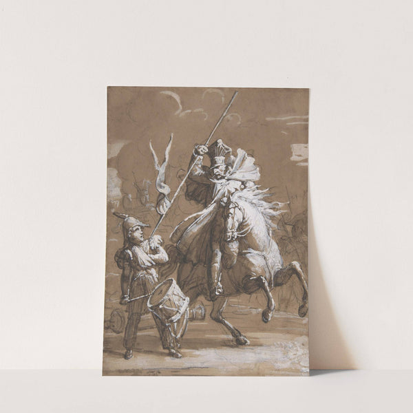 Drummer Boy Attacked by a Cossack by Jean-Victor Schnetz