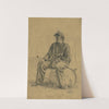 Drummer boy, taking a rest, Culpeper, Va. by Edwin Forbes