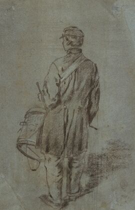 Drummer Seen from the Back