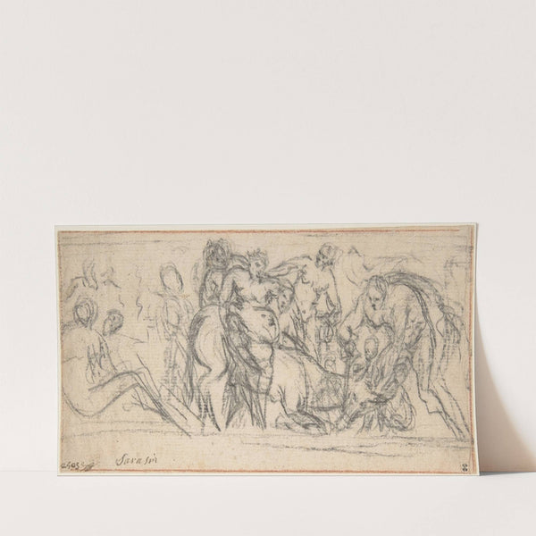 Drunken Silenus Riding on an Ass (17th century) by Jacques Sarazin