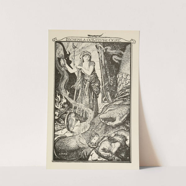 Dschemila outwits the Ogre by Henry Justice Ford