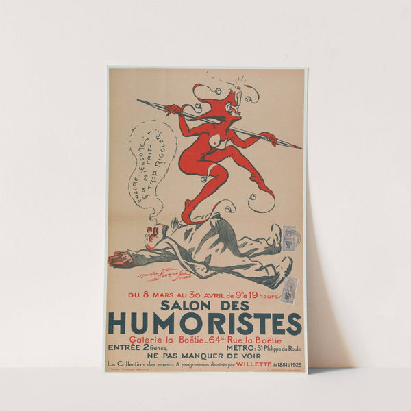 Du 8 Mars Au 30 Avril De 9h À 19 Heures Salon Des Humoristes by Maurice Louis Henri Neumont