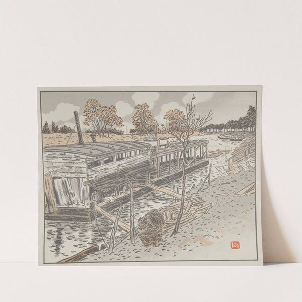 Du Bas-Meudon. Vieux Lavoir (1902) by Henri Rivière