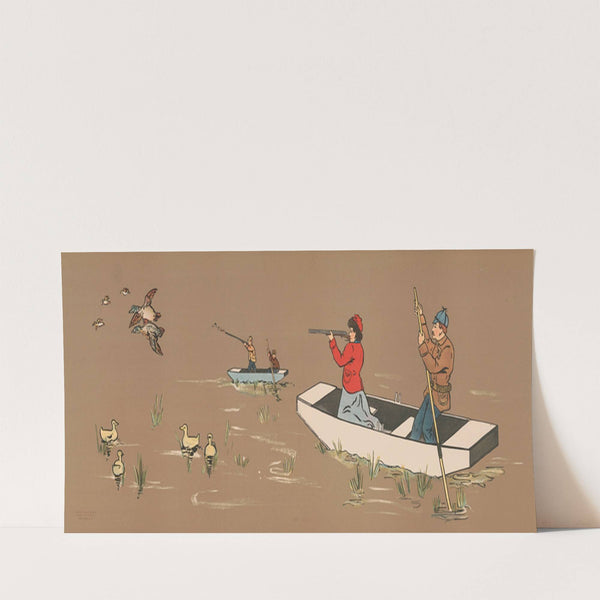 Duck shooting (1907) by George Markendorff