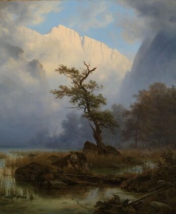 Duck-shooting an Autum Morning by Königssee (1835)