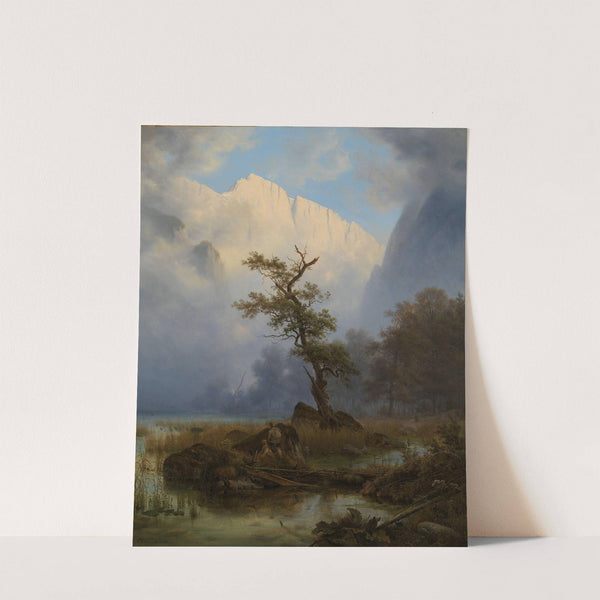 Duck-shooting an Autum Morning by Königssee (1835) by Thomas Fearnley