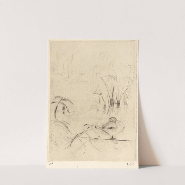 Ducks at Rest on the Bank (1888-1890) by Berthe Morisot