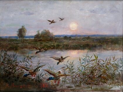 Ducks over Marshes (1923)