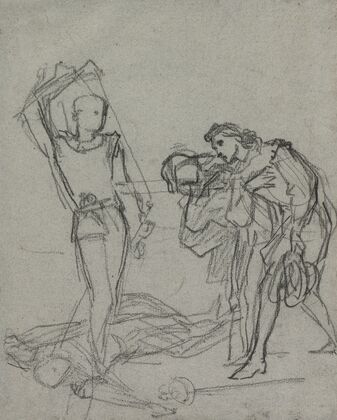 Duel after the Masked Ball (recto)