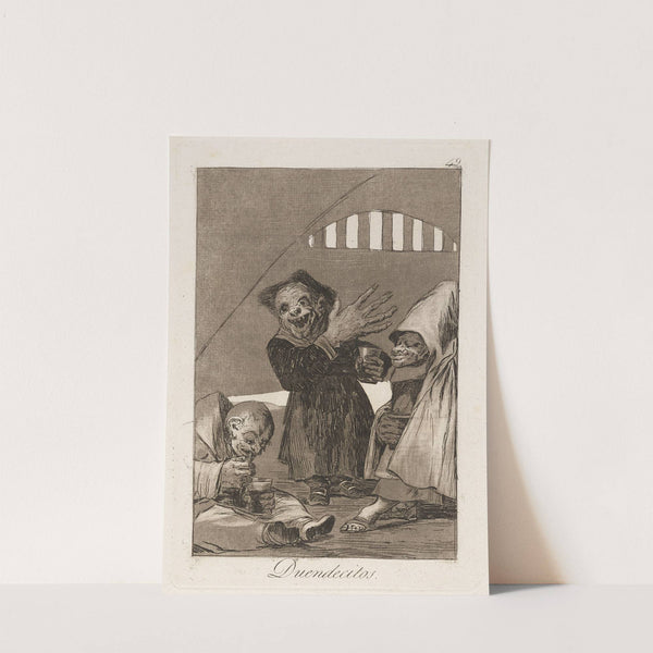 Duendecitos. (Hobgoblins.) (1796-1797) by Francisco de Goya