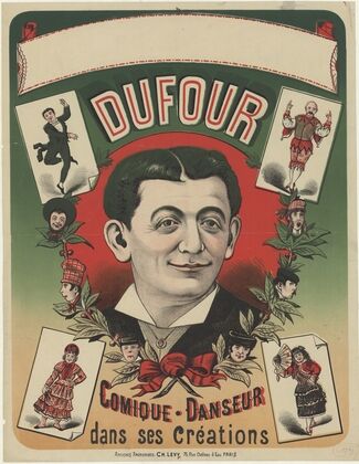 Dufour, comique, danseur, dans ses créations (1883)