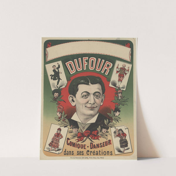 Dufour, comique, danseur, dans ses créations (1883) by Imp. Charles Lévy