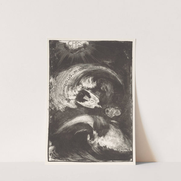 Duif in storm (1874) by Carel Adolph Lion Cachet