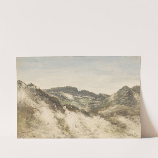 Duinlandschap bij Zorgvliet by Johannes Gijsbert Vogel