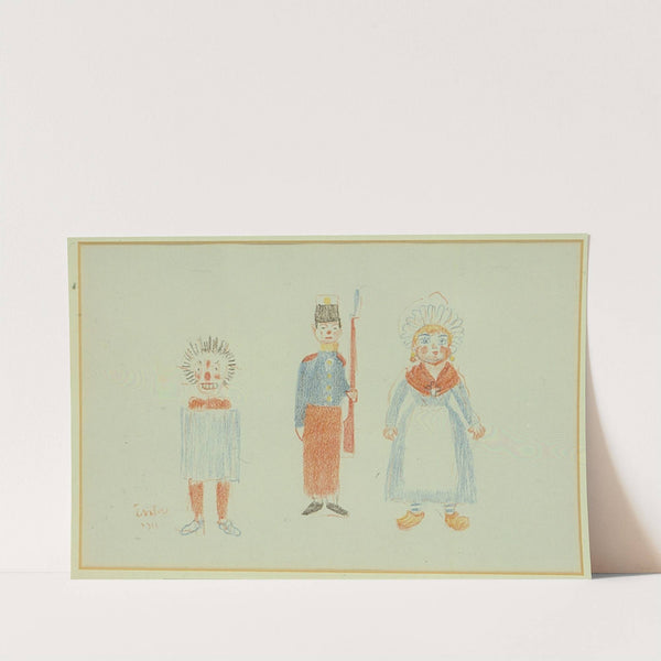 Duivel - Houten soldaat - Pop by James Ensor