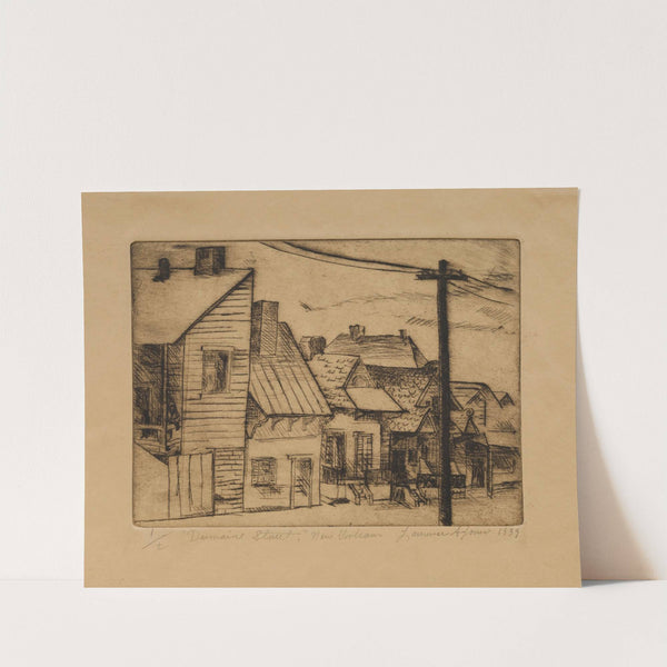 Dumaine Street, New Orleans (1939) by Lawrence Arthur Jones