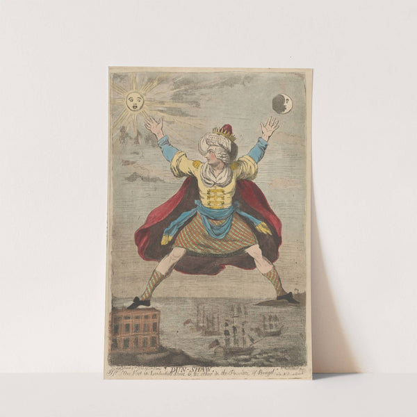 The Regency Twelfth Cake not cut up, and All the People rejoiced and said ‘Long Live the King’ (1789) by James Sayer