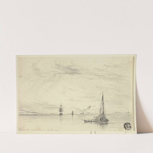 Dunbarton Looking from the Clyde by Copley Fielding