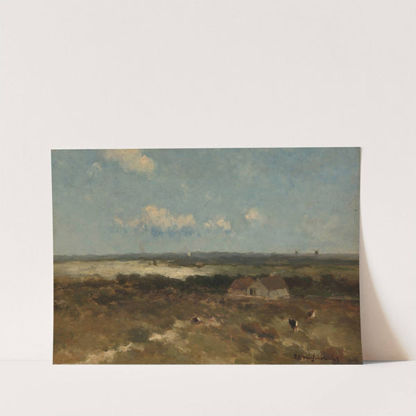 Dune landscape (1870 - 1896) by Johan Hendrik Weissenbruch