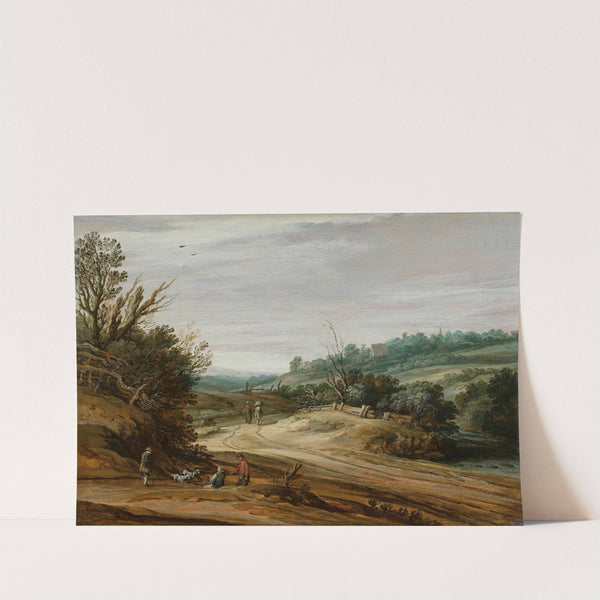 Dune Landscape with a Country Road by Pieter van Santvoort