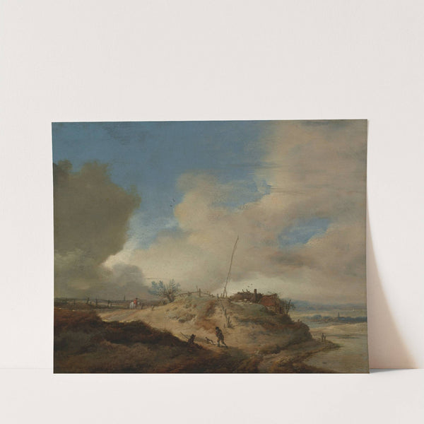Dune Landscape with a Signal Post by Philips Wouwerman