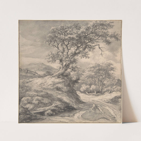 Dune Landscape with Oak Tree (1650–55) by Jacob van Ruisdael